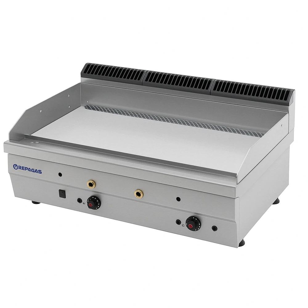 mobiliario-contract-plancha gas cromo duro serie 550 fondo 900 largo